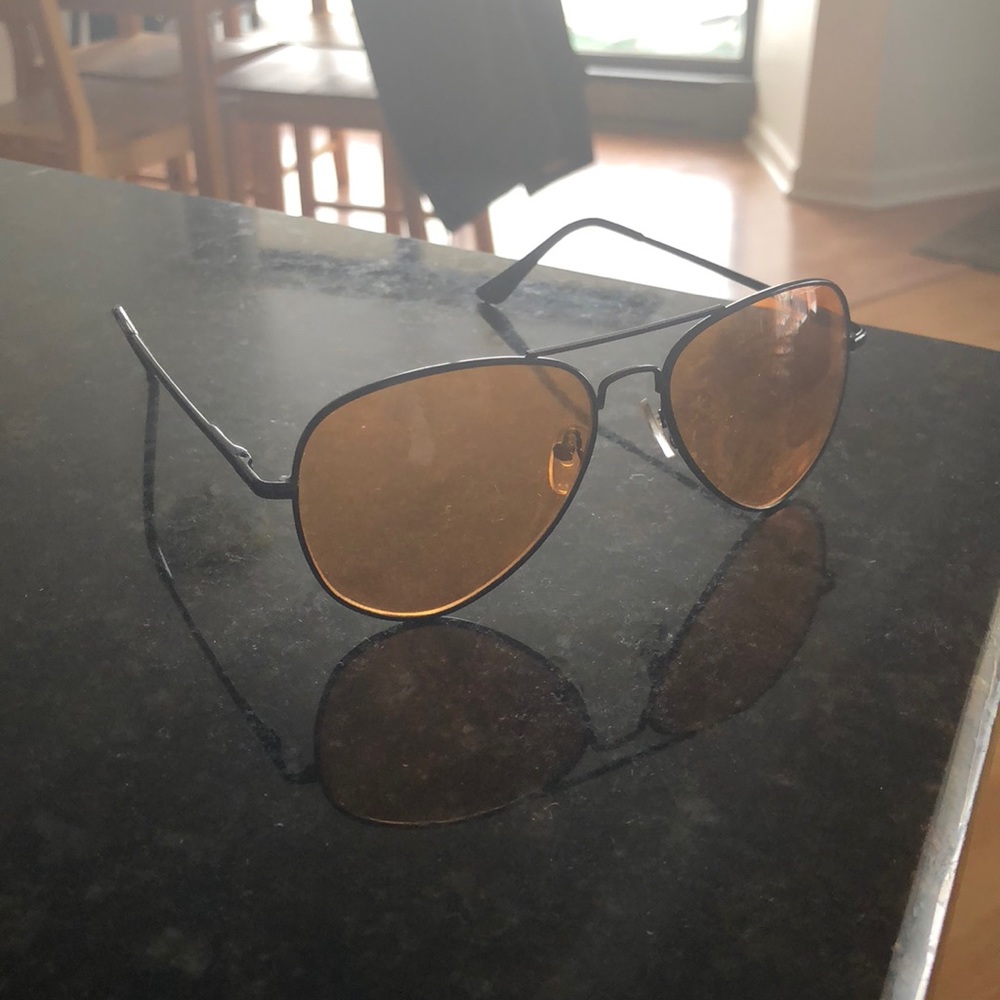 Urban Outfitters orange tint aviators